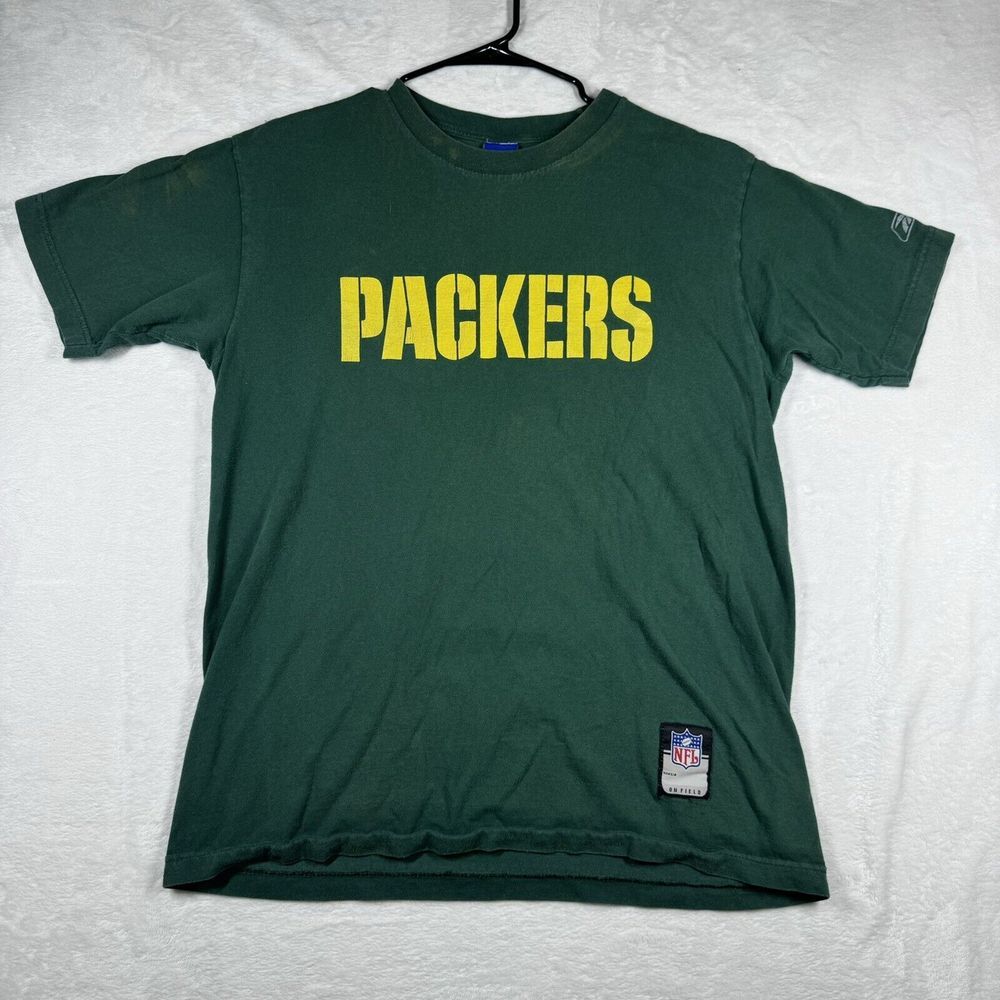 NFL Green‎ Bay Packers Football Adult Medium Team Apparel  T-Shirt